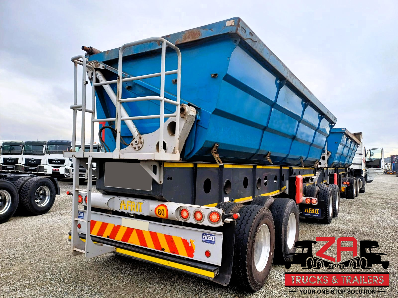 2021 AFRIT 45 CUBE SIDE TIPPER TRAILER #53271